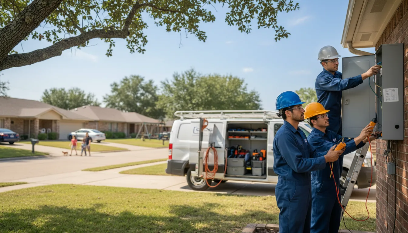 Certified electrician providing emergency electrical services in Banco, VA